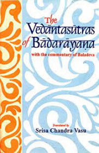 Image of The Vedantasutras of Badarayana : with the Commentary of Baladeva